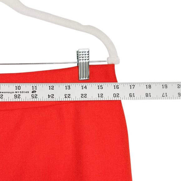 J. Crew 100% Wool Classic Preppy Lined Straight Knee Length Pencil Skirt Sz 8 - Picture 4 of 8